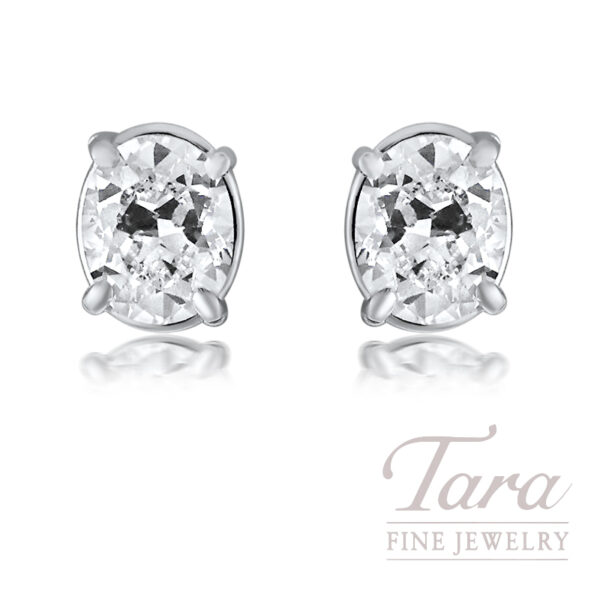 2.02CT. GIA Diamond Stud Earrings, I/VS2
