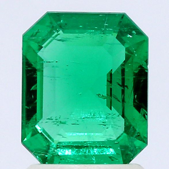 1.01CT Emerald Cut Columbian Emerald, GRS Certified