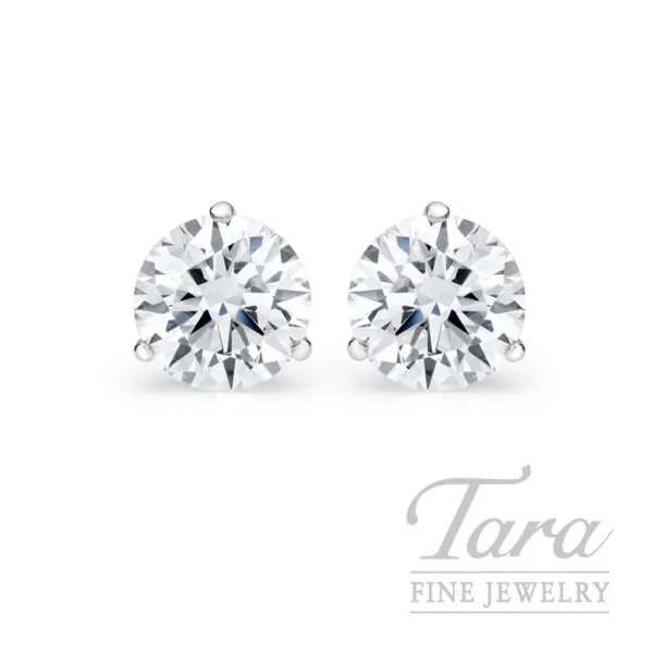1.52CT. GIA Natural Diamond Stud Earrings, K-VVS1 / K-VVS2