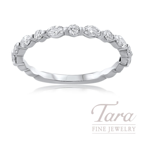 14K White Gold Diamond Band .39TDW, 1.1G