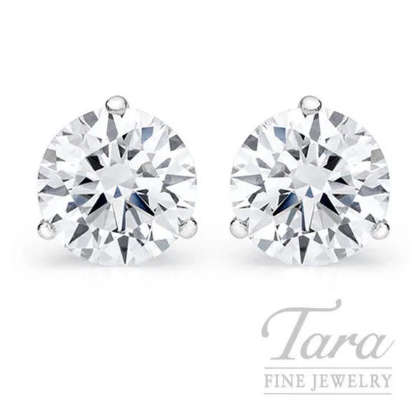 5.23CT. GIA Natural Diamond Stud Earrings, K-VVS2 / K-IF