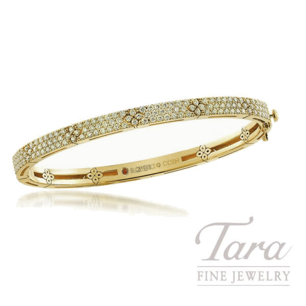 Roberto Coin 18K Yellow Gold Love in Verona Diamond Bangle, 1.70TDW