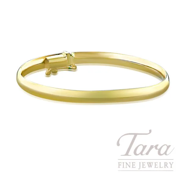 14K Yellow Gold Baby Bangle 3.03G