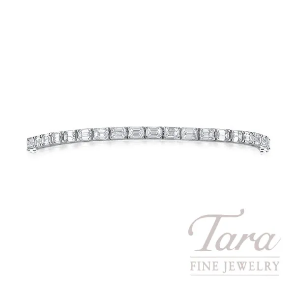 14K White Gold Diamond Bracelet 8.20TDW, 12.0G