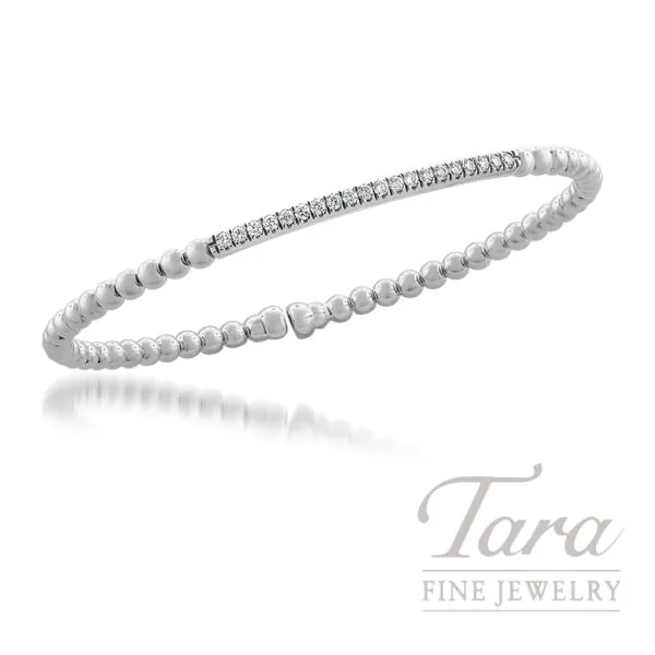 18K White Gold Diamond Bracelet, 0.30TDW