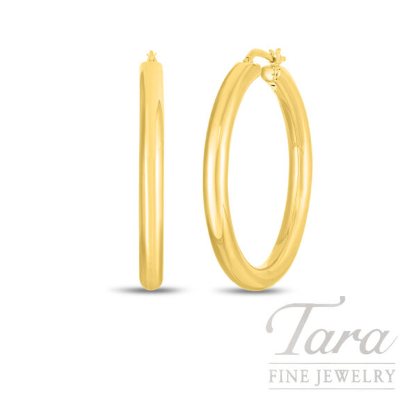 Roberto Coin 18K Yellow Gold Oro Classic Hoop Earrings, 40MM, 7.9G