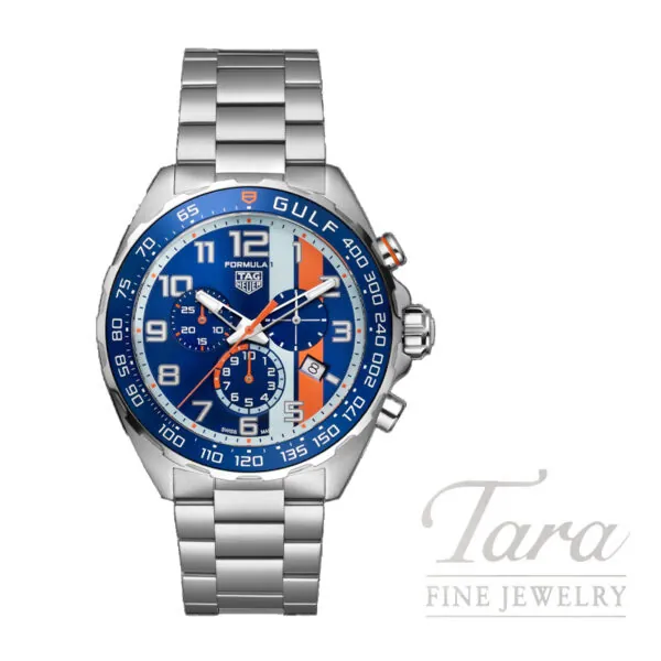 TAG Heuer Formula 1 X Gulf Chronograph Watch, 43MM