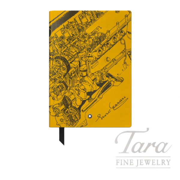 Montblanc Great Characters Enzo Ferrari Yellow Lined Notebook #146