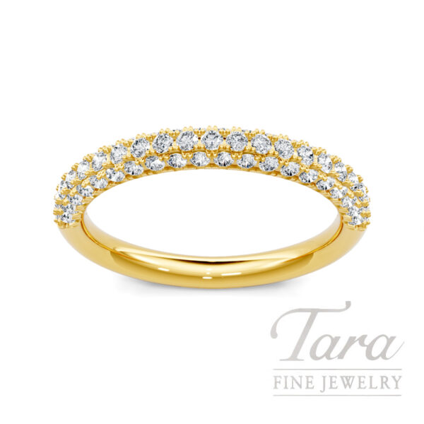 18K Yellow Gold Diamond Band, 0.50TDW
