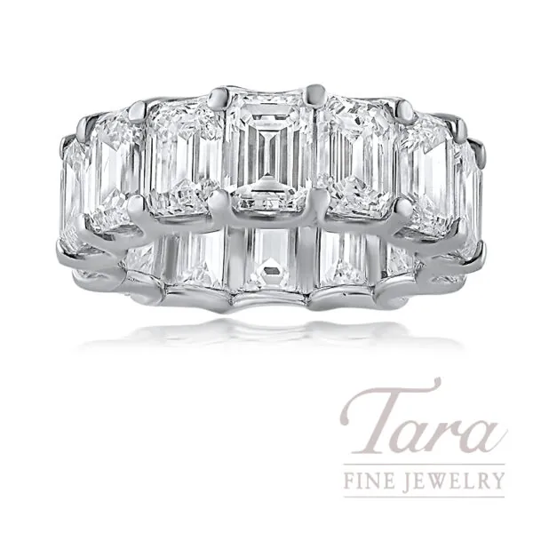 Platinum Diamond GIA Certified Eternity Band 14.09TDW