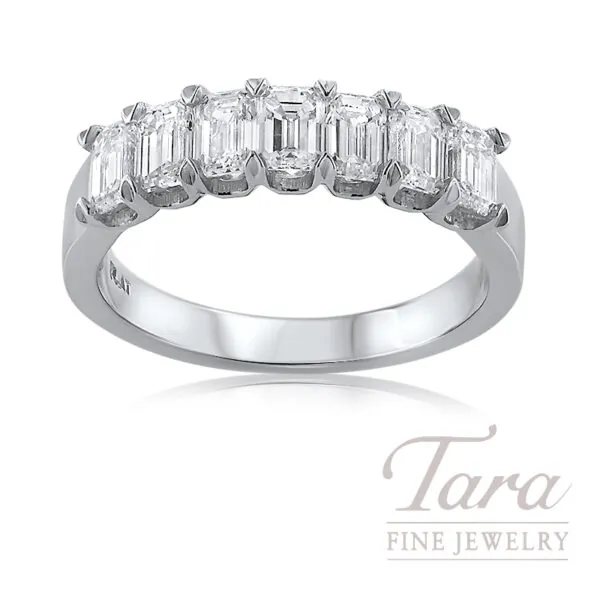 Platinum 7 Stone Diamond Band 1.73TDW, 6.9G