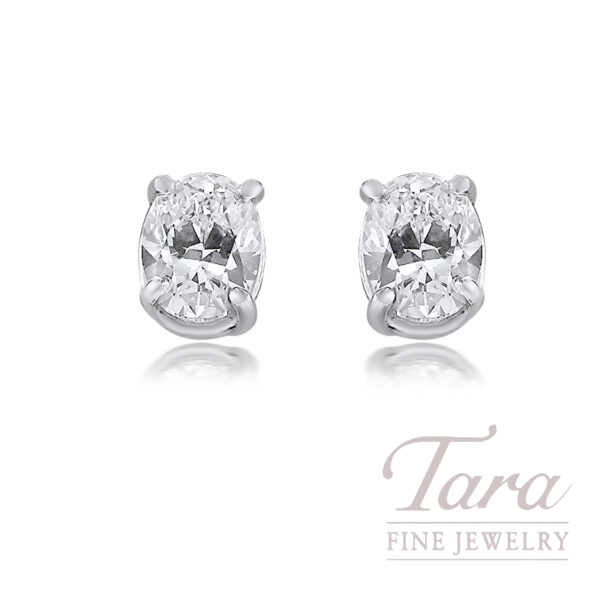 2.01CT. GIA Diamond Stud Earrings, J-VVS2, I-VVS2