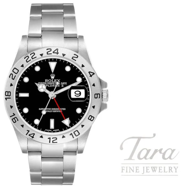 Rolex Explorer II 40MM  904L Stainless Steel Pre-Owned