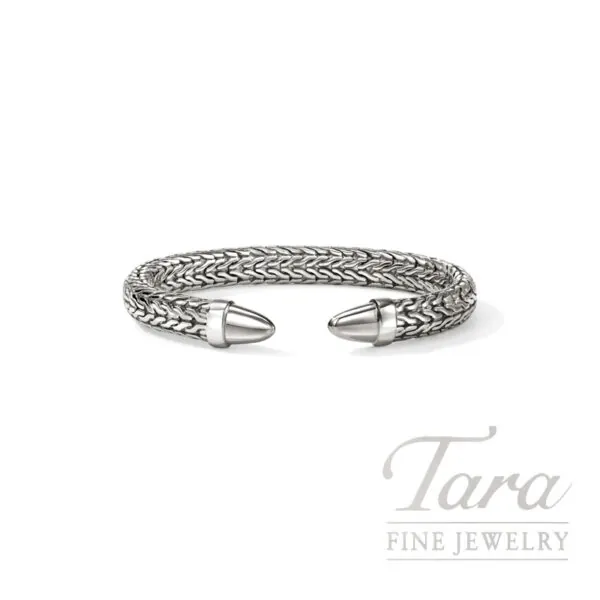 John Hardy Spear 50 Flex Cuff, Sterling Silver, 8.9MM
