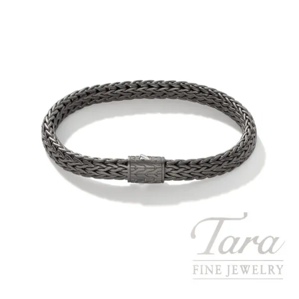 John Hardy Icon Bracelet, Dark Silver, 7.5MM