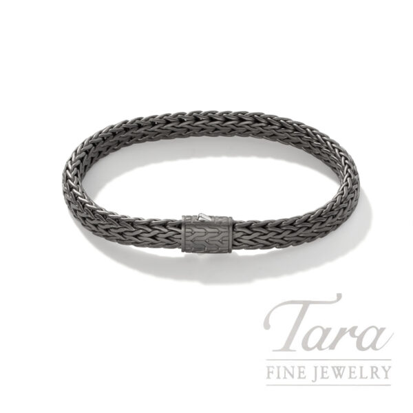 John Hardy Icon Bracelet, Dark Silver, 7.5MM