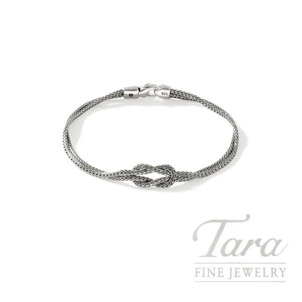 John Hardy, Love Knot Bracelet, Sterling Silver, 3.6MM