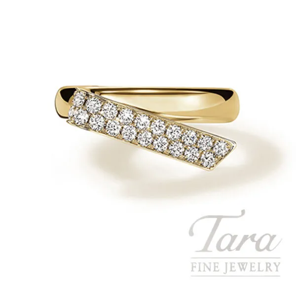 Hearts on Fire Inside/Out 18K Yellow Gold Diamond Flip Ring .47TW
