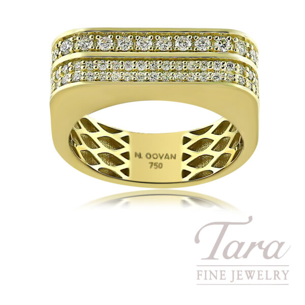 Norman Covan 18K Yellow Gold Diamond Ring 0.60TDW, 6.9G