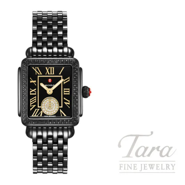 Michele Deco Madison Mid Stainless Diamond Watch, 31mm