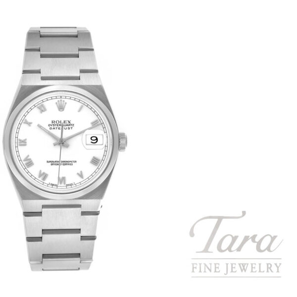 Vintage Rolex Datejust Oyster Quartz 36MM 904L Stainless Steel Pre-Owned