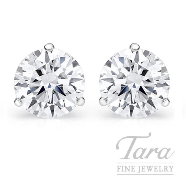 5.23CT. GIA Natural Diamond Stud Earrings, K-VVS2 / K-IF