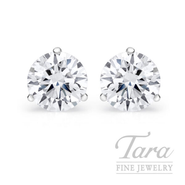 2.12CT. GIA Diamond Stud Earrings, J-VS1, J-VS1