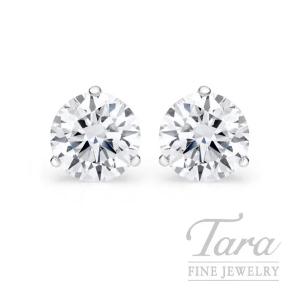 2.22CT. GIA Diamond Stud Earrings, J-VS2