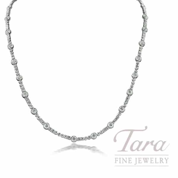 Platinum Diamond Necklace 13.09TDW, 18"