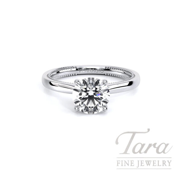 Verragio 14K White Gold Diamond Semi Mount 0.03TDW, 3.5G