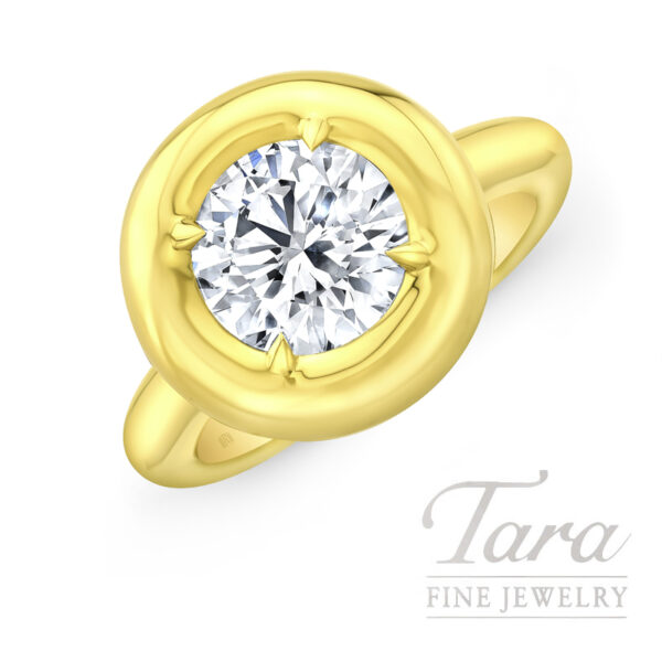 18K Yellow Gold Diamond Ring 2.30TDW