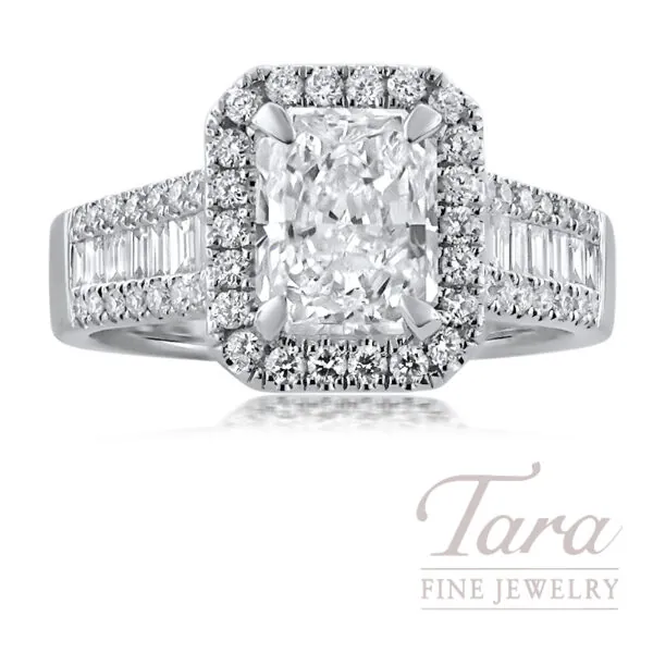 18K White Gold Diamond Ring 2.84TDW