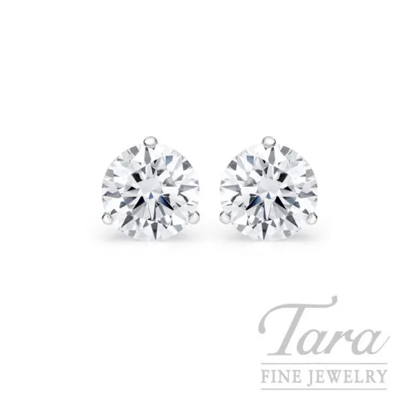 2.15CT. GIA Diamond Stud Earrings, J-VS1, J-VS1
