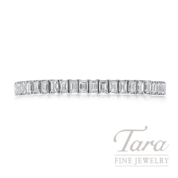 18K White Gold Diamond Tennis Bracelet 21.59TDW