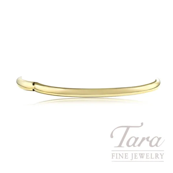 18K Yellow Gold Bangle 10.14G