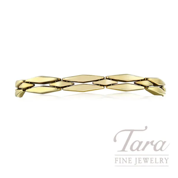 14K Yellow Gold Italian Bracelet 12.9G