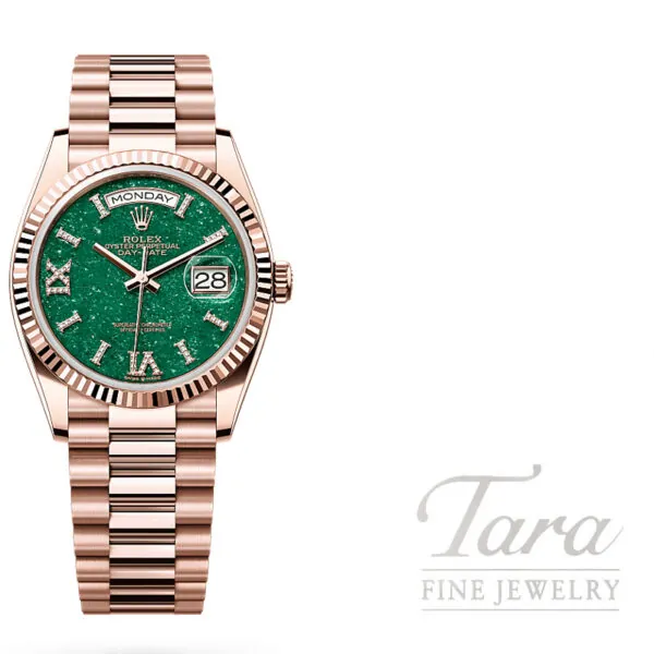 Rolex Day-Date 36MM 18K Everose Gold Pre-Owned Never Worn