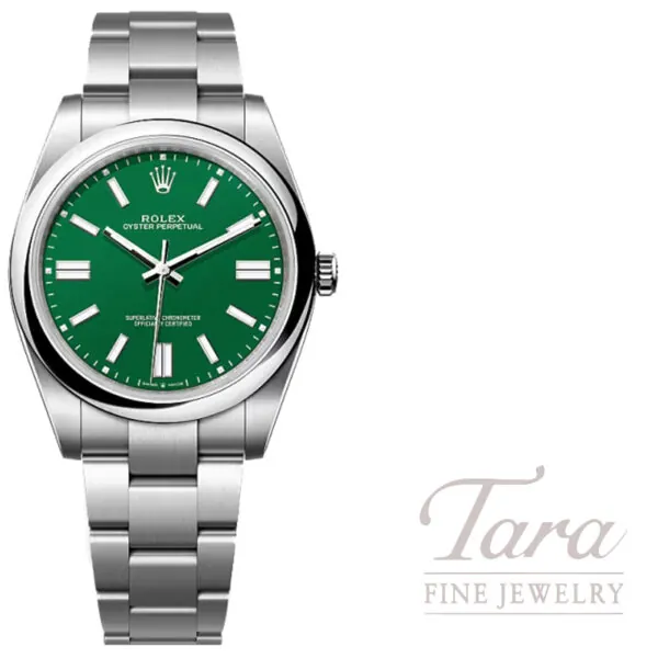 Rolex Oyster Perpetual 41MM 904L Stainless Steel Pre-Owned Never Worn Timepiece