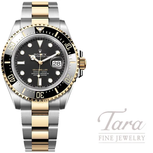 Rolex Sea-Dweller 43MM 18K Yellow Gold & 904L Stainless Steel Pre-Owned Never Worn Timepiece