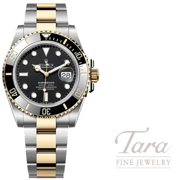 Rolex Submariner Date 41MM 18K Yellow Gold & 904L Stainless Steel Pre-Owned Never Worn Timepiece