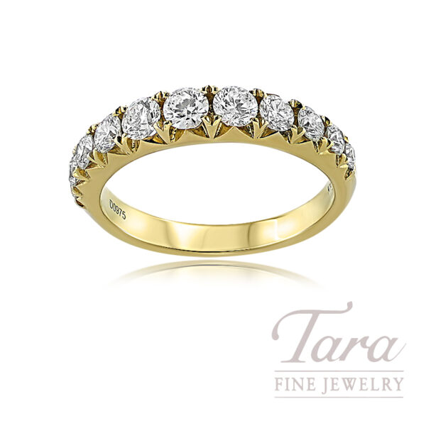 18K Yellow Gold Diamond Band .97TDW