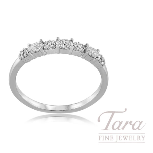18K White Gold Diamond Band 0.34TDW