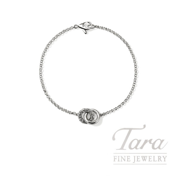 John Hardy Essentials Interlinking Rolo Bracelet, Sterling Silver