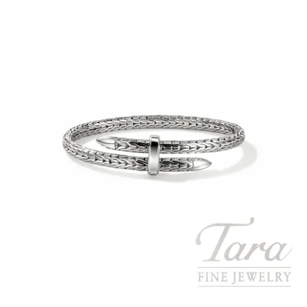 John Hardy Spear Flex Cuff, Sterling Silver, 5.5MM