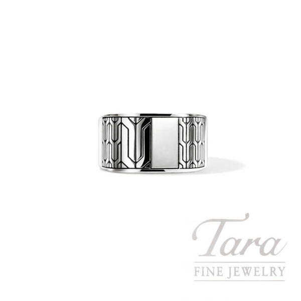 John Hardy Icon 50 Signet Ring, Sterling Silver