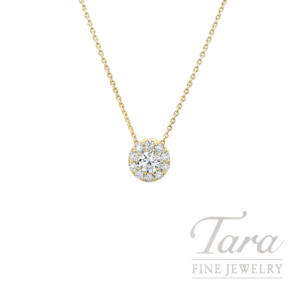 Hearts on Fire 18K Yellow Gold Fulfillment Diamond Pendant, 0.25TDW