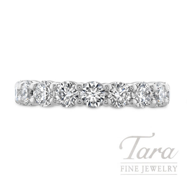 Hearts On Fire 18K White Gold Diamond Eternity Band 2.10TDW