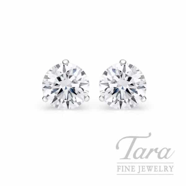 .87CT. GIA Natural Diamond Stud Earrings