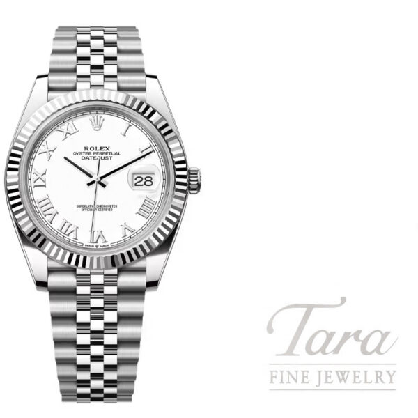 Rolex Datejust 41MM 18K White Gold & 904L Stainless Steel Pre-Owned Never Worn