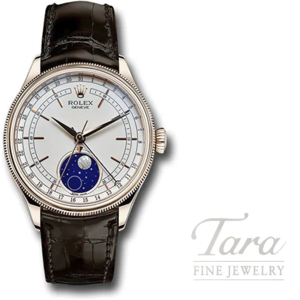 Rolex Cellini Moonphase 39MM 18K Rose Gold Pre-Owned